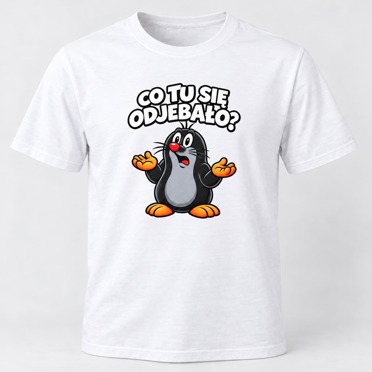 What the Hell Happened Here? – Funny Polish T-Shirt 18+