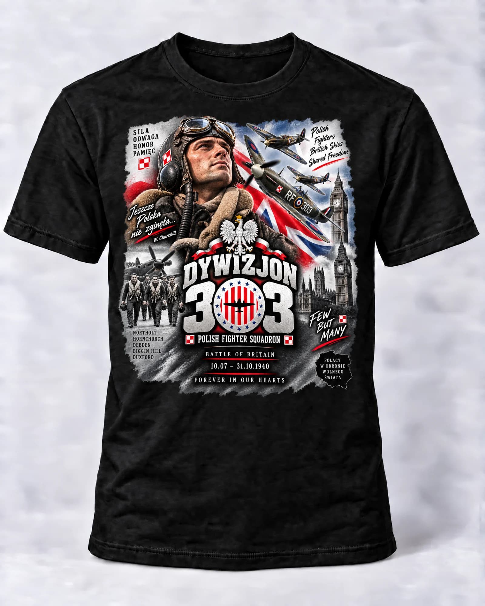 Dywizjon 303 – Polish Fighter Squadron | Koszulka historyczna