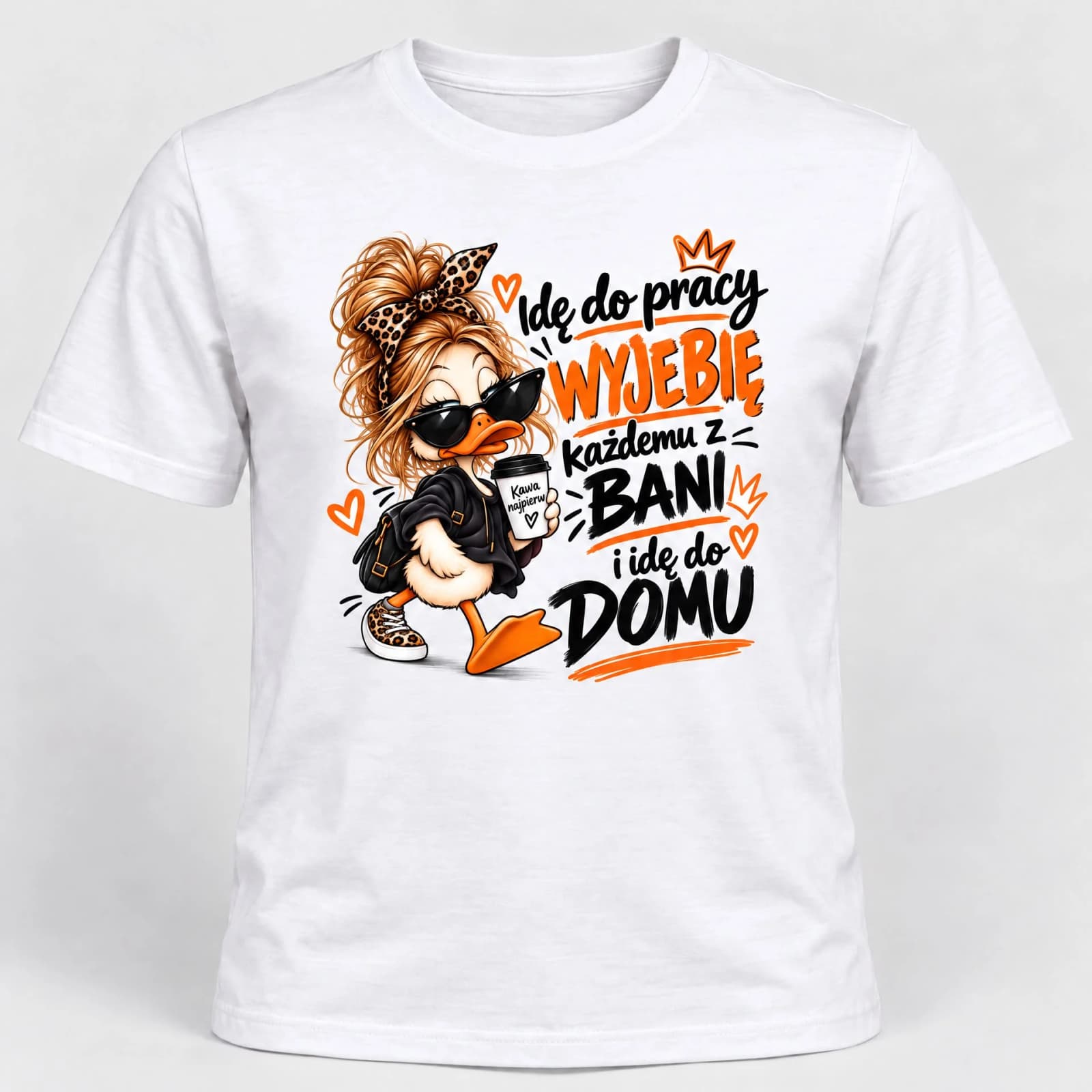 Off to Work – Funny Polish Adult T-Shirt 18+